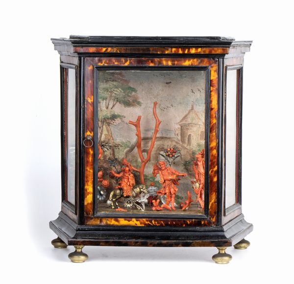 Presepe italiano in corallo, argento e tartaruga  - Asta Coralli, Avori e Argenti: capolavori da importanti collezioni italiane - Icone Russe - Associazione Nazionale - Case d'Asta italiane