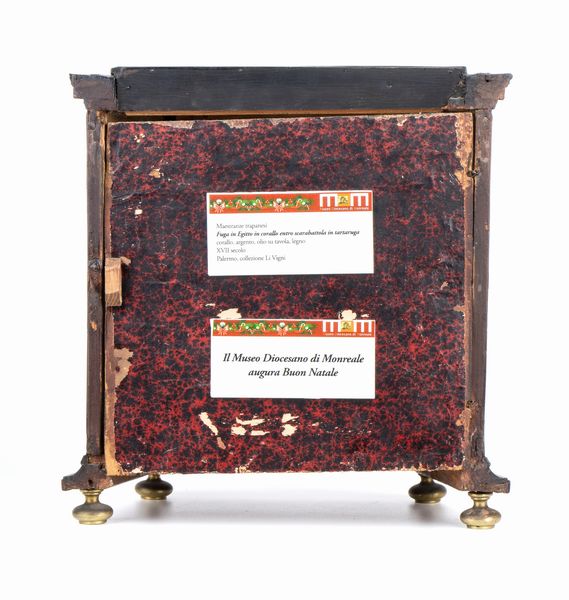 Presepe italiano in corallo, argento e tartaruga  - Asta Coralli, Avori e Argenti: capolavori da importanti collezioni italiane - Icone Russe - Associazione Nazionale - Case d'Asta italiane