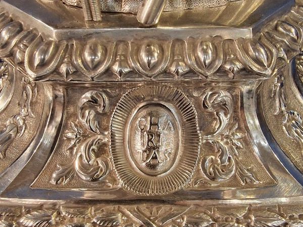 Francesco Saverio Rossi : Scultura italiana in argento raffigurante San Francesco da Paola  - Asta Coralli, Avori e Argenti: capolavori da importanti collezioni italiane - Icone Russe - Associazione Nazionale - Case d'Asta italiane