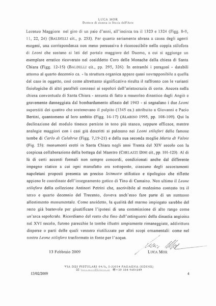 Tino di Camaino, Bottega di : Leone stiloforo in marmo  - Asta Coralli, Avori e Argenti: capolavori da importanti collezioni italiane - Icone Russe - Associazione Nazionale - Case d'Asta italiane