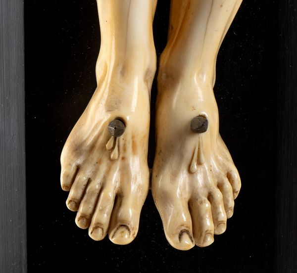 Crocifisso in avorio  - Asta Coralli, Avori e Argenti: capolavori da importanti collezioni italiane - Icone Russe - Associazione Nazionale - Case d'Asta italiane