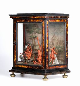 Presepe italiano in corallo, argento e tartaruga  - Asta Coralli, Avori e Argenti: capolavori da importanti collezioni italiane - Icone Russe - Associazione Nazionale - Case d'Asta italiane