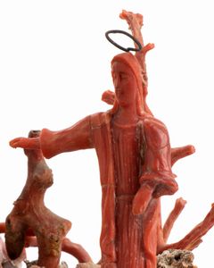 Presepe italiano in corallo  - Asta Coralli, Avori e Argenti: capolavori da importanti collezioni italiane - Icone Russe - Associazione Nazionale - Case d'Asta italiane