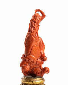 Scultura italiana in corallo  - Asta Coralli, Avori e Argenti: capolavori da importanti collezioni italiane - Icone Russe - Associazione Nazionale - Case d'Asta italiane