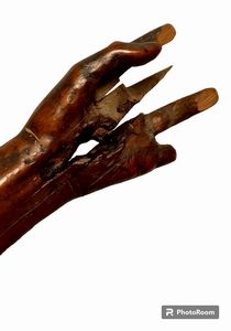 Crocifisso in legno di bosso  - Asta Coralli, Avori e Argenti: capolavori da importanti collezioni italiane - Icone Russe - Associazione Nazionale - Case d'Asta italiane