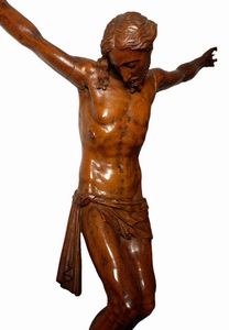 Crocifisso in legno di bosso  - Asta Coralli, Avori e Argenti: capolavori da importanti collezioni italiane - Icone Russe - Associazione Nazionale - Case d'Asta italiane