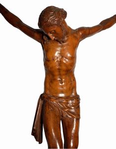 Crocifisso in legno di bosso  - Asta Coralli, Avori e Argenti: capolavori da importanti collezioni italiane - Icone Russe - Associazione Nazionale - Case d'Asta italiane