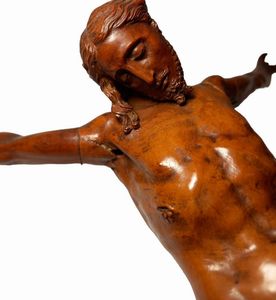 Crocifisso in legno di bosso  - Asta Coralli, Avori e Argenti: capolavori da importanti collezioni italiane - Icone Russe - Associazione Nazionale - Case d'Asta italiane
