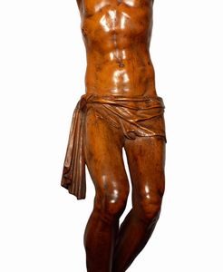 Crocifisso in legno di bosso  - Asta Coralli, Avori e Argenti: capolavori da importanti collezioni italiane - Icone Russe - Associazione Nazionale - Case d'Asta italiane