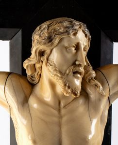 Crocifisso in avorio  - Asta Coralli, Avori e Argenti: capolavori da importanti collezioni italiane - Icone Russe - Associazione Nazionale - Case d'Asta italiane