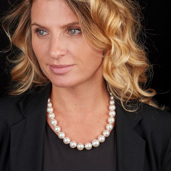 COLLANA DI PERLE SOUTH SEA  - Asta Gioielli - Associazione Nazionale - Case d'Asta italiane