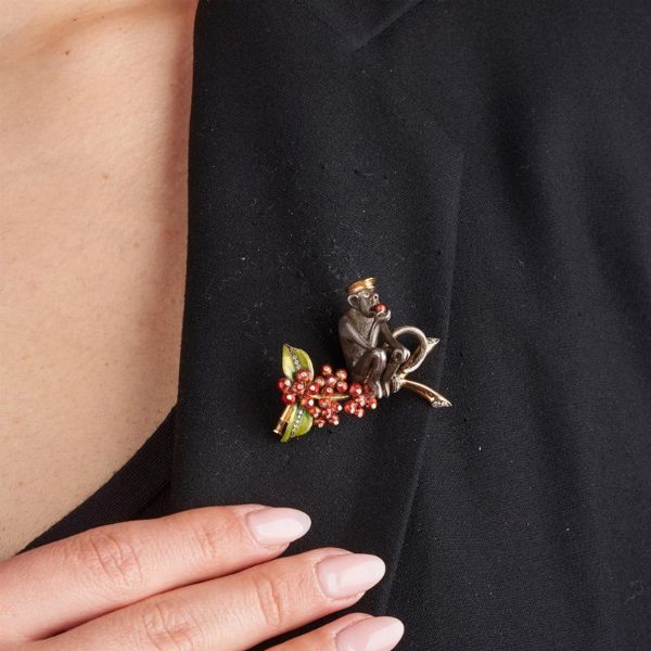 SPILLA ANIMALIER  - Asta Gioielli - Associazione Nazionale - Case d'Asta italiane