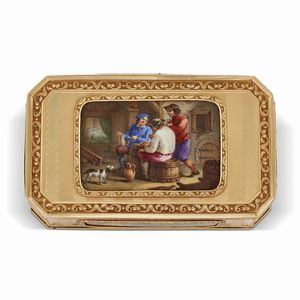 SCATOLA TABACCHIERA SECONDA METÀ XVIII  - Asta Gioielli - Associazione Nazionale - Case d'Asta italiane