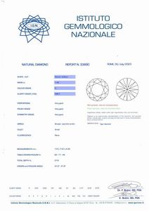 DIAMANTE TAGLIO BRILLANTE  - Asta Gioielli - Associazione Nazionale - Case d'Asta italiane