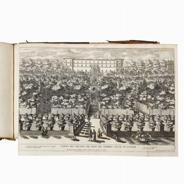 (Roma - Vedute - Illustrati 600)   FALDA, Giovan Battista.   Il nuovo teatro delle fabriche, et edificii, in prospettiua di Roma moderna.   [Roma, Giovanni Giacomo Rossi], 1665-1699.  - Asta LIBRI, MANOSCRITTI E AUTOGRAFI - Associazione Nazionale - Case d'Asta italiane