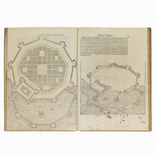 (Architettura - Fortificazioni)   CATANEO, Pietro.   L’architettura di Pietro Cataneo senese.   (In Venetia, [Paolo Manuzio], 1567).  - Asta LIBRI, MANOSCRITTI E AUTOGRAFI - Associazione Nazionale - Case d'Asta italiane