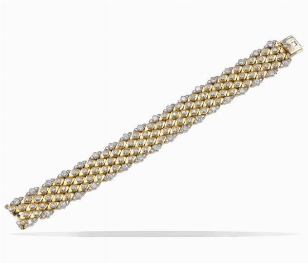 Bracciale con piccoli diamanti  - Asta Fine Jewels - Associazione Nazionale - Case d'Asta italiane