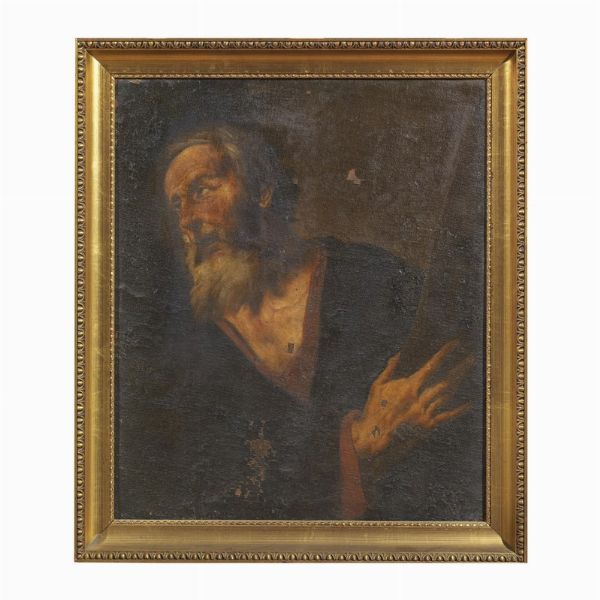 Scuola napoletana, sec. XVII  - Asta ASTA A TEMPO | DIPINTI ANTICHI - Associazione Nazionale - Case d'Asta italiane