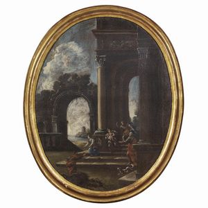 Scuola emiliana, seconda met� sec. XVII  - Asta ASTA A TEMPO | DIPINTI ANTICHI - Associazione Nazionale - Case d'Asta italiane