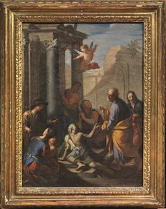 Scuola francese sec. XVIII  - Asta ASTA A TEMPO | DIPINTI ANTICHI - Associazione Nazionale - Case d'Asta italiane