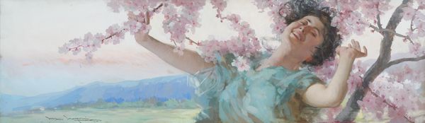 Mario  Borgoni : Primavera  - Asta Arte Moderna e Contemporanea - Associazione Nazionale - Case d'Asta italiane
