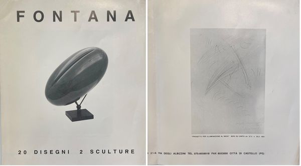 LUCIO FONTANA : Progetto per illuminazione al neon  - Asta Arte Moderna e Contemporanea - Associazione Nazionale - Case d'Asta italiane