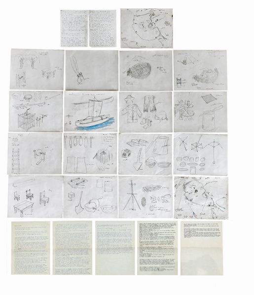 BRUNO MUNARI : Senza titolo (Le avventure di Robinson Crusoe)  - Asta Arte Moderna e Contemporanea - Associazione Nazionale - Case d'Asta italiane