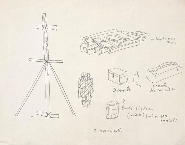 BRUNO MUNARI : Senza titolo (Le avventure di Robinson Crusoe)  - Asta Arte Moderna e Contemporanea - Associazione Nazionale - Case d'Asta italiane