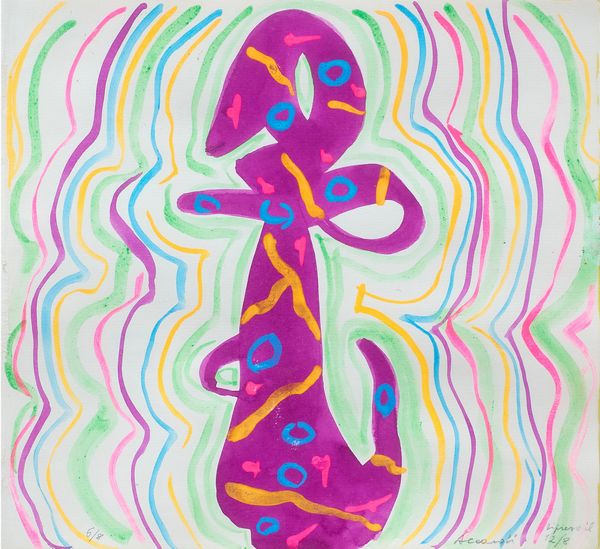 CARLA ACCARDI : Senza titolo  - Asta Arte Moderna e Contemporanea - Associazione Nazionale - Case d'Asta italiane