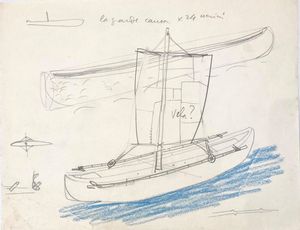 BRUNO MUNARI : Senza titolo (Le avventure di Robinson Crusoe)  - Asta Arte Moderna e Contemporanea - Associazione Nazionale - Case d'Asta italiane