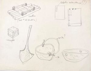 BRUNO MUNARI : Senza titolo (Le avventure di Robinson Crusoe)  - Asta Arte Moderna e Contemporanea - Associazione Nazionale - Case d'Asta italiane