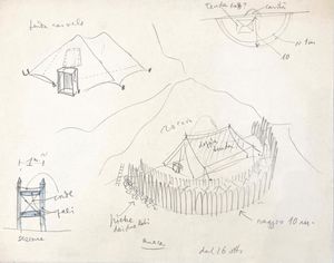 BRUNO MUNARI : Senza titolo (Le avventure di Robinson Crusoe)  - Asta Arte Moderna e Contemporanea - Associazione Nazionale - Case d'Asta italiane