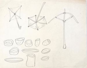 BRUNO MUNARI : Senza titolo (Le avventure di Robinson Crusoe)  - Asta Arte Moderna e Contemporanea - Associazione Nazionale - Case d'Asta italiane