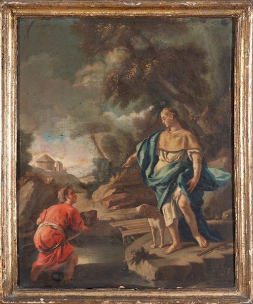 Francesco De Mura : Tobiolo e l'angelo  - Asta Antiquariato, Dipinti antichi e del XIX secolo - Associazione Nazionale - Case d'Asta italiane