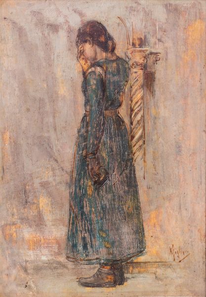 Vincenzo Migliaro : La pentita  - Asta Antiquariato, Dipinti antichi e del XIX secolo - Associazione Nazionale - Case d'Asta italiane