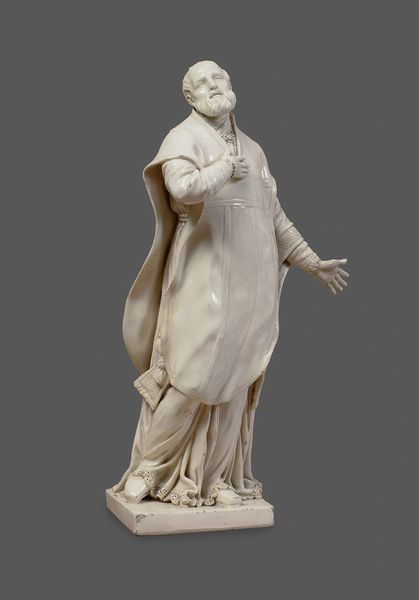 Manifattura Volpato-Roma, Roma inizi XIX secolo : Sant'Ignazio di Lojola in estasi  - Asta Antiquariato, Dipinti antichi e del XIX secolo - Associazione Nazionale - Case d'Asta italiane