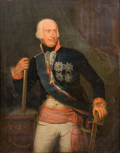 Pittore di corte  attivo a Napoli nei primi anni del XIX secolo - a) Ferdinando IV; b)Maria Carolina