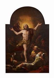 Cerchia di Luca Giordano - Resurrezione di Cristo