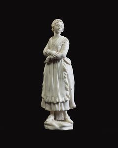 attribuito a Francesco  Celebrano (Napoli, 1729 – 1814) - Figura femminile in costume
