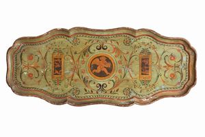 Napoli, fine XVIII secolo - Grande vassoio