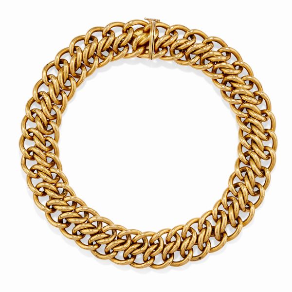 Collana a maglie intrecciate  - Asta Gioielli - Associazione Nazionale - Case d'Asta italiane