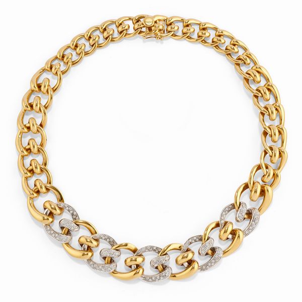 Collana con diamanti  - Asta Gioielli - Associazione Nazionale - Case d'Asta italiane