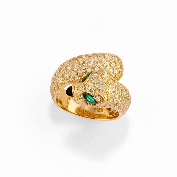 Anello pantera  - Asta Gioielli - Associazione Nazionale - Case d'Asta italiane