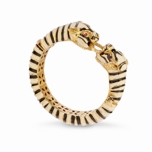 Bracciale con smalto  - Asta Gioielli - Associazione Nazionale - Case d'Asta italiane