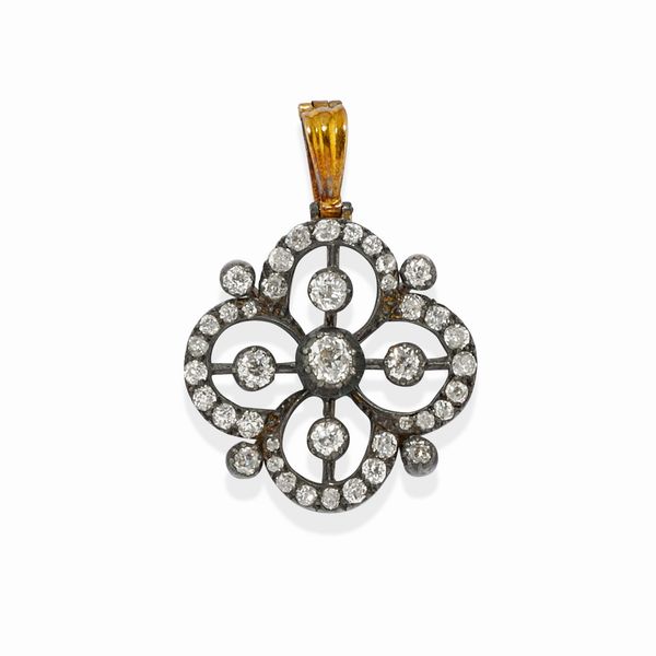 Pendente con diamanti  - Asta Gioielli - Associazione Nazionale - Case d'Asta italiane