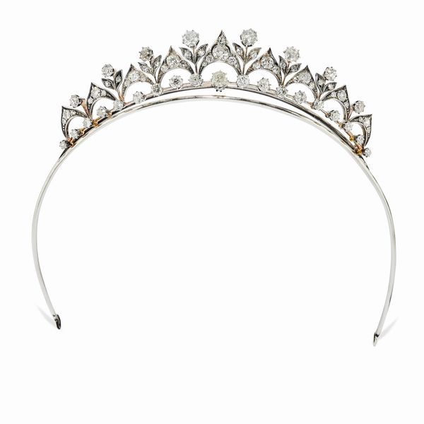Tiara con diamanti  - Asta Gioielli - Associazione Nazionale - Case d'Asta italiane