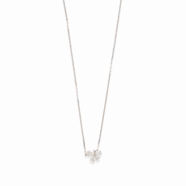 Gismondi : Collana con diamanti  - Asta Gioielli - Associazione Nazionale - Case d'Asta italiane