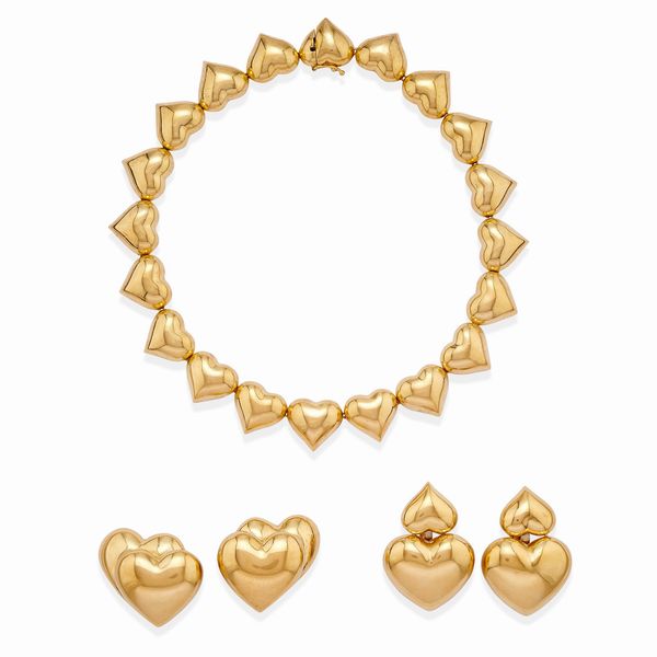 Parure con cuori  - Asta Gioielli - Associazione Nazionale - Case d'Asta italiane