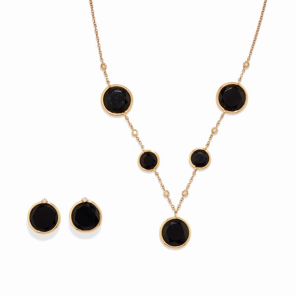 Giorgio Visconti : Demi parure con onice  - Asta Gioielli - Associazione Nazionale - Case d'Asta italiane