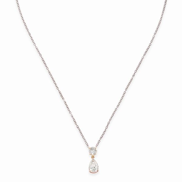 Collana con diamanti  - Asta Gioielli - Associazione Nazionale - Case d'Asta italiane